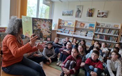 Classe CM1-CM2 : séance à la bibliothèque