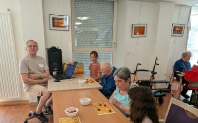 Classe CE1-CE2 : Loto à l’EPHAD