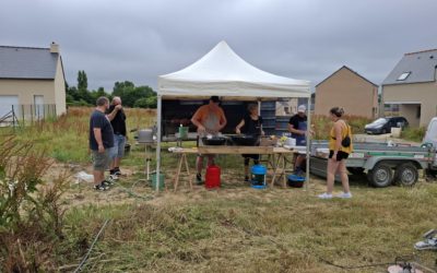 Préparatifs pour la fête de l’école