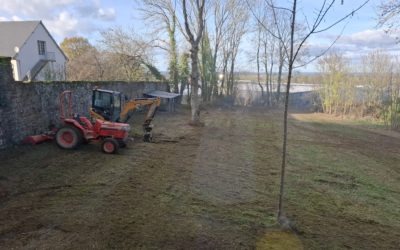 Début des travaux d&rsquo;aménagements extérieurs