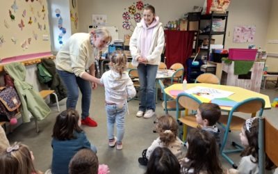 Stagiaire allemande à l&rsquo;école de La Sagesse