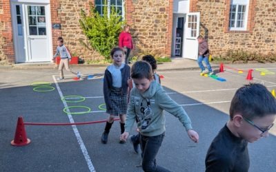 CE1-CE2 : parcours de motricité